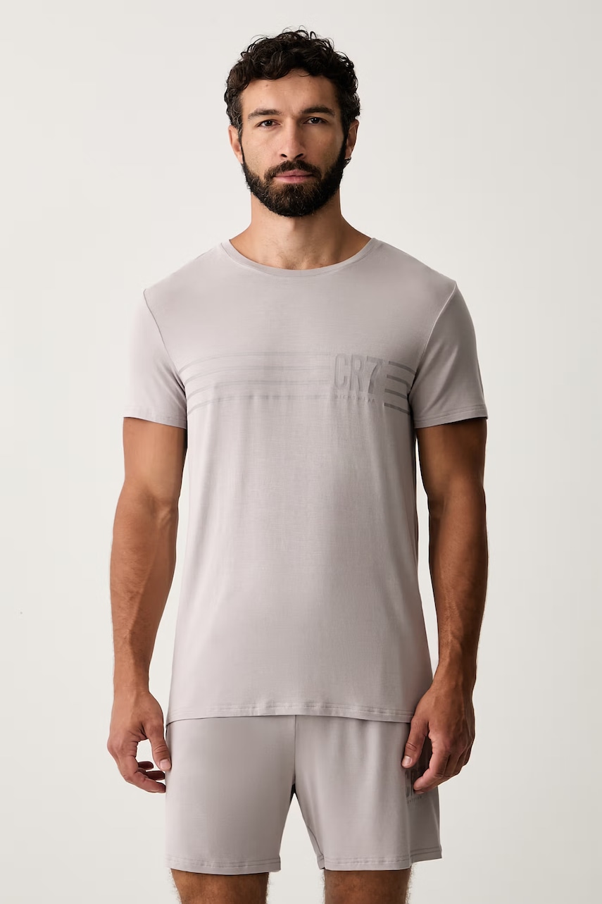 CR7 Cristiano Ronaldo  dvoudílné pyžamo pánské s modalem x MODAL CONCEPT