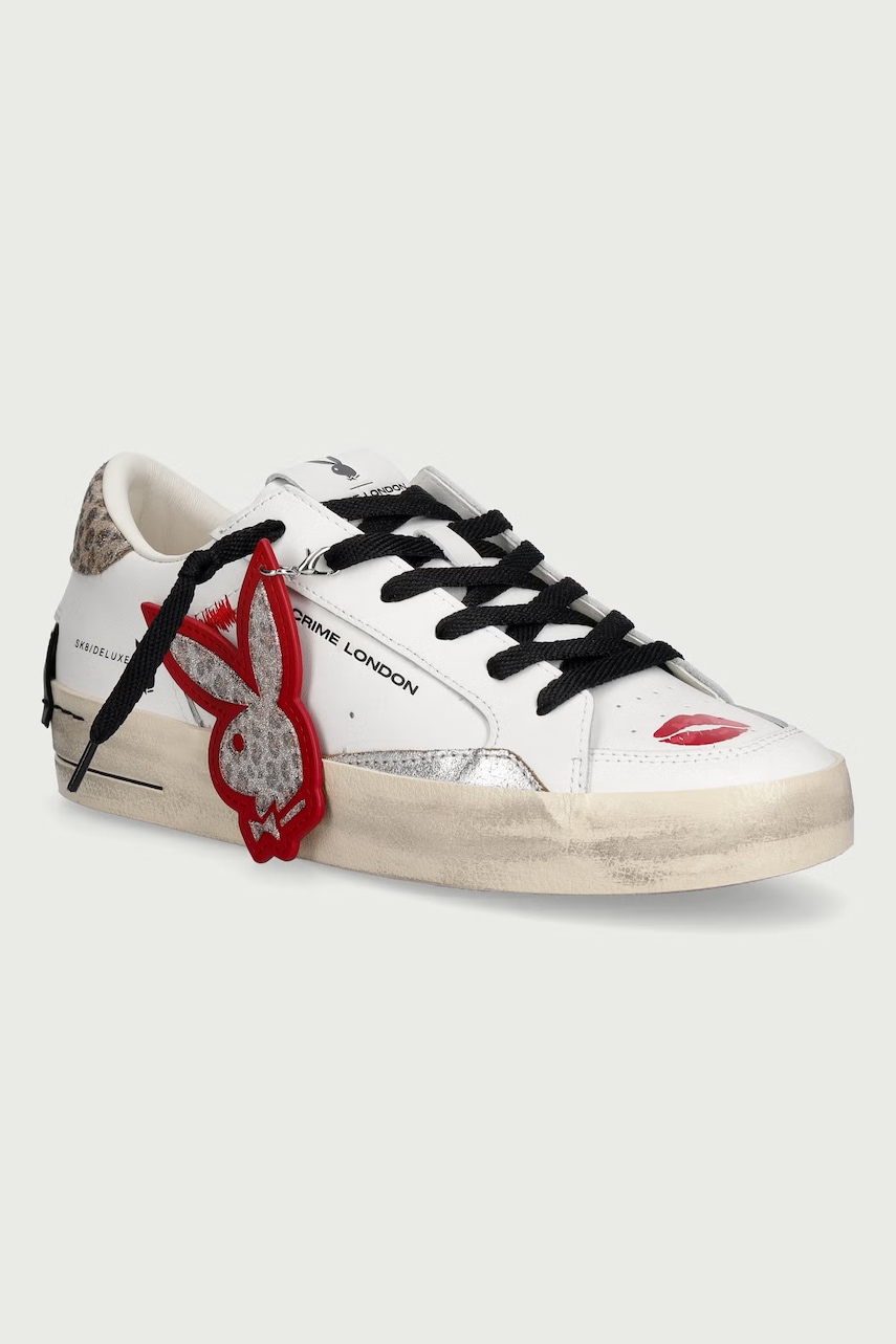 Crime London  SK8 DELUXE X PLAYBOY sneakers boty dámské kožené