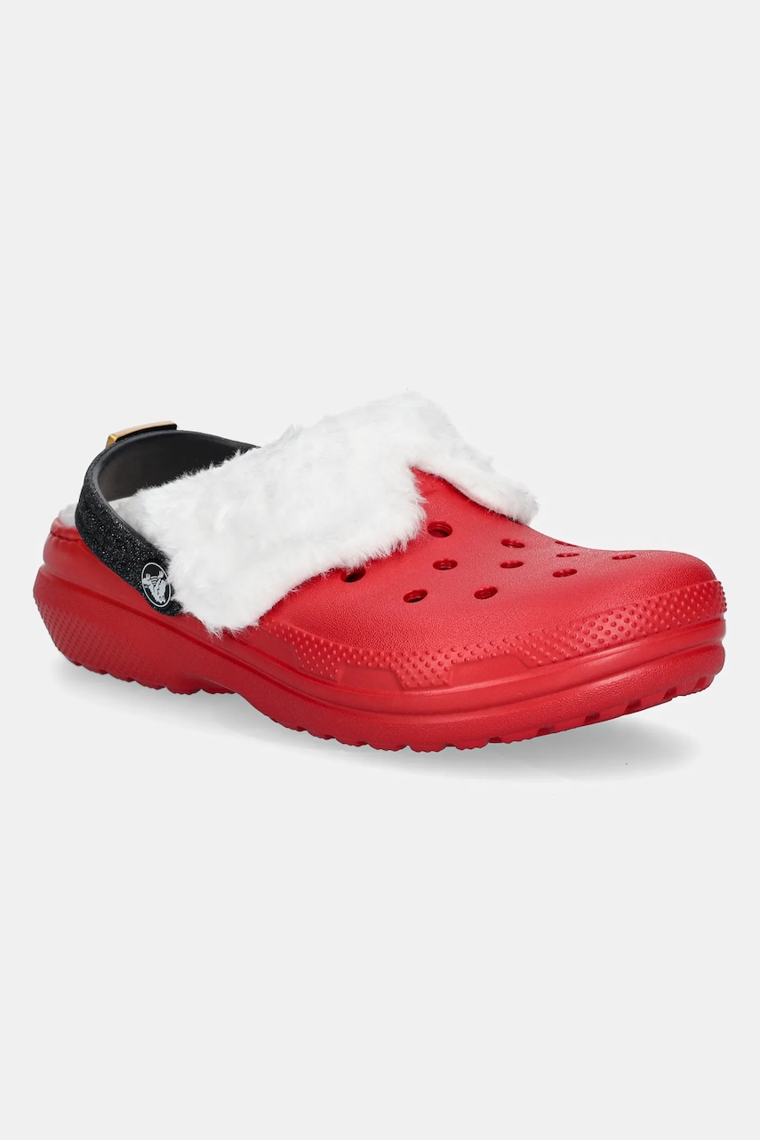 Crocs  Dětské pantofle  CLASSIC LINED SANTA CLOG