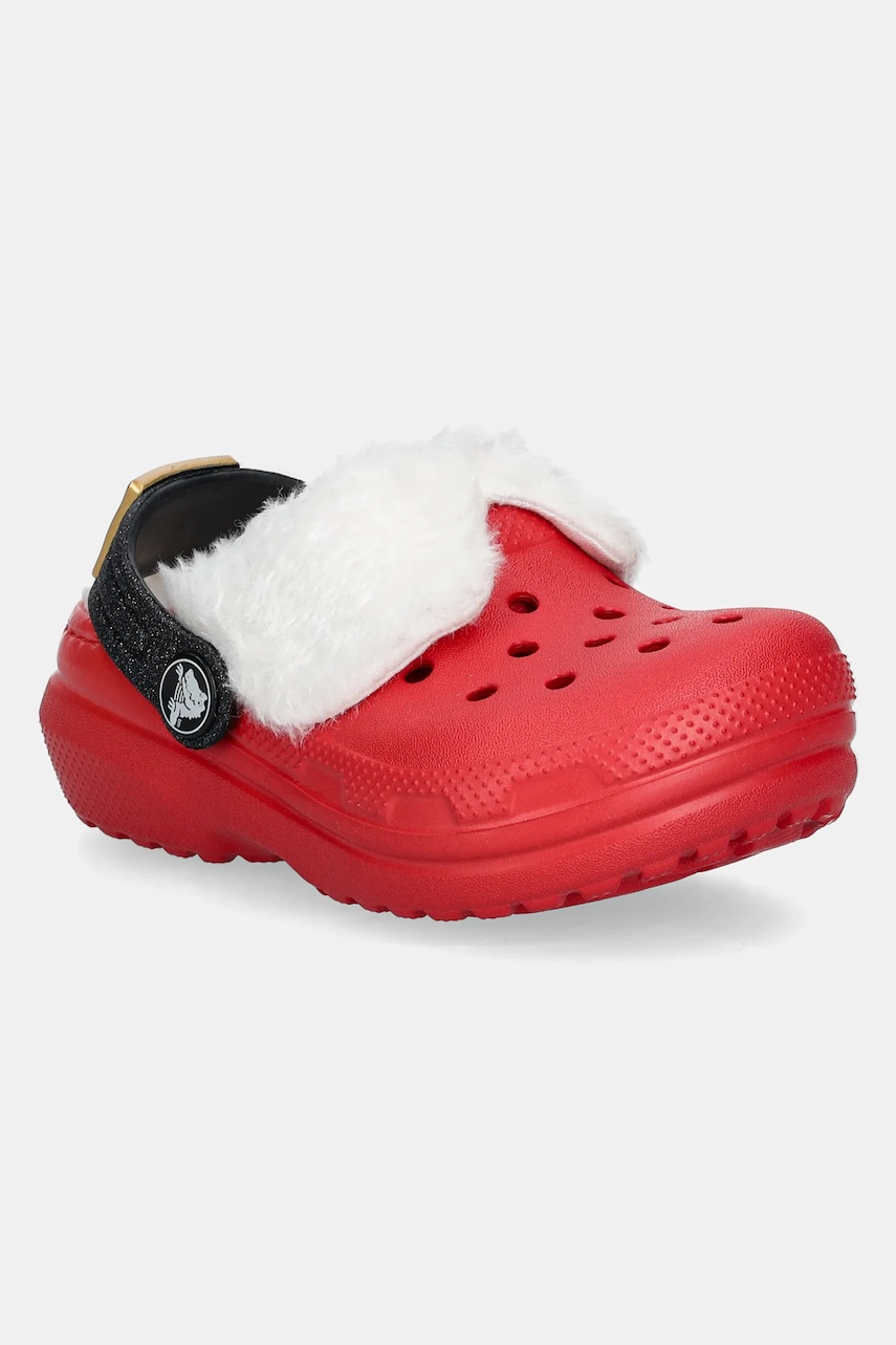 Crocs  Dětské pantofle  CLASSIC LINED SANTA CLOG