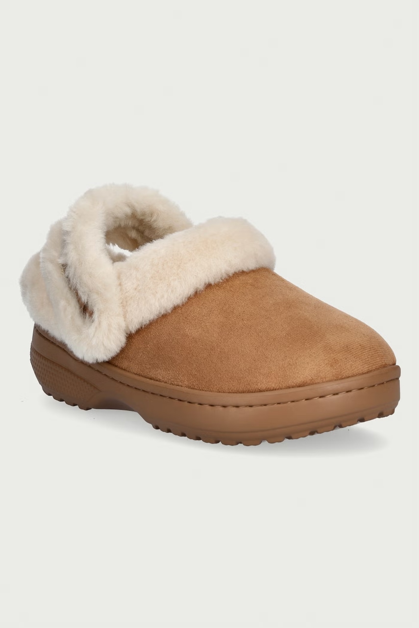 Crocs  pantofle dámské Classic Unfurgettable Suede Clog
