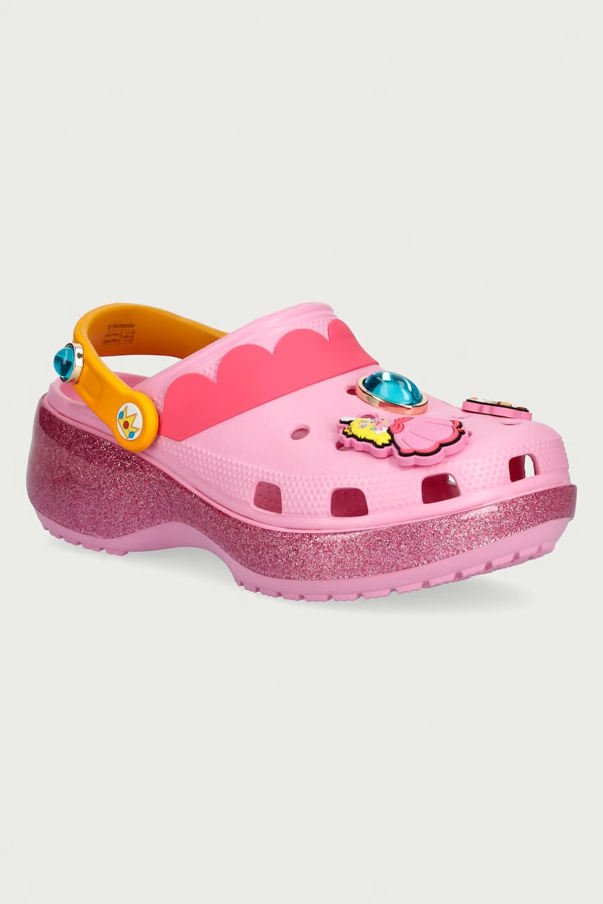 Crocs  pantofle nazouváky dámské Classic Princess Peach Platform Clog