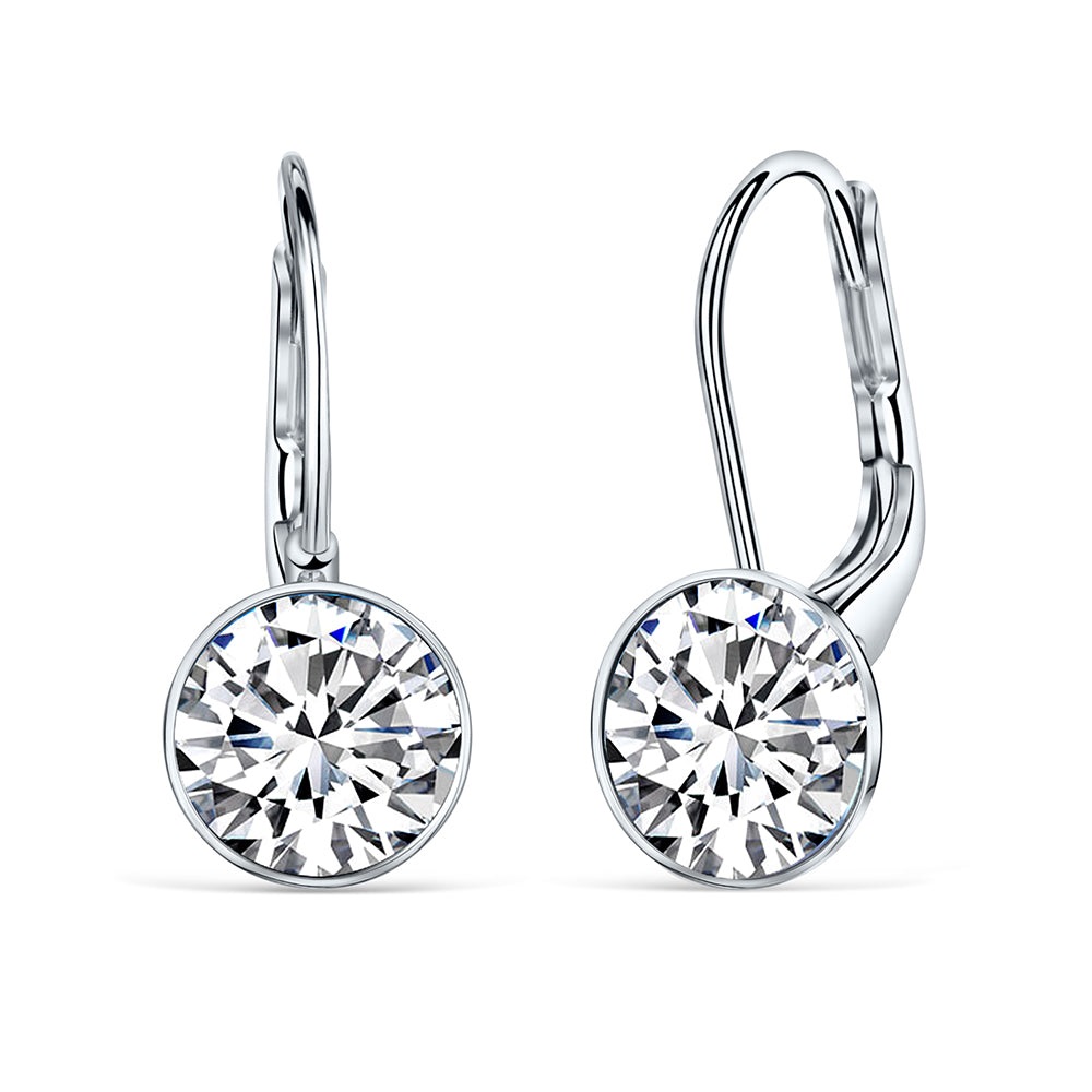 CRYSTalp Půvabné třpytivé náušnice Diana 4119.CRY.R
