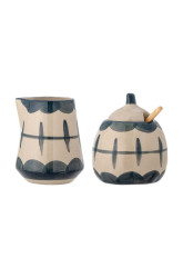 Cukřenka a konvička na mléko Bloomingville Allium 2-pack