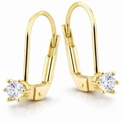 Cutie Jewellery Elegantní visací náušnice se zirkonem Z8012-50-10-X