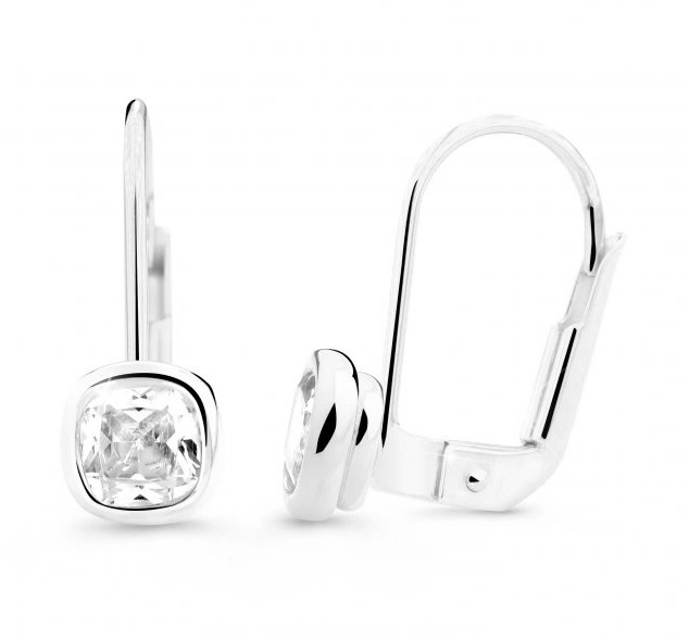 Cutie Jewellery Náušnice z bílého zlata se zirkony Z8029-55-10-X-2