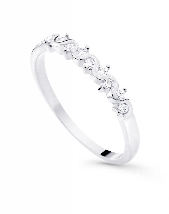 Cutie Jewellery Stylový prsten z bílého zlata Z8022-2086-10-X-2 60 mm