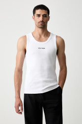 Daily Paper  top pánský bavlněný s elastanem Dias Rib Tank Top