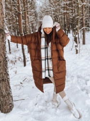 Dámská bunda ANNIKA kamelová Dstreet