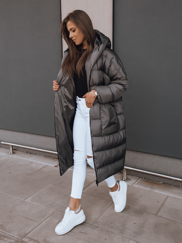 Dámská bunda ANNIKA tmavě šedá Dstreet