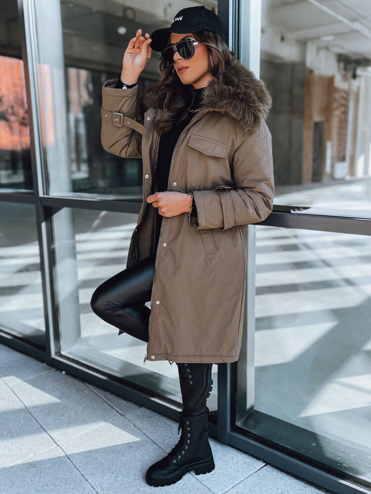 Dámská bunda parka MARBLIS Barva Khaki DSTREET