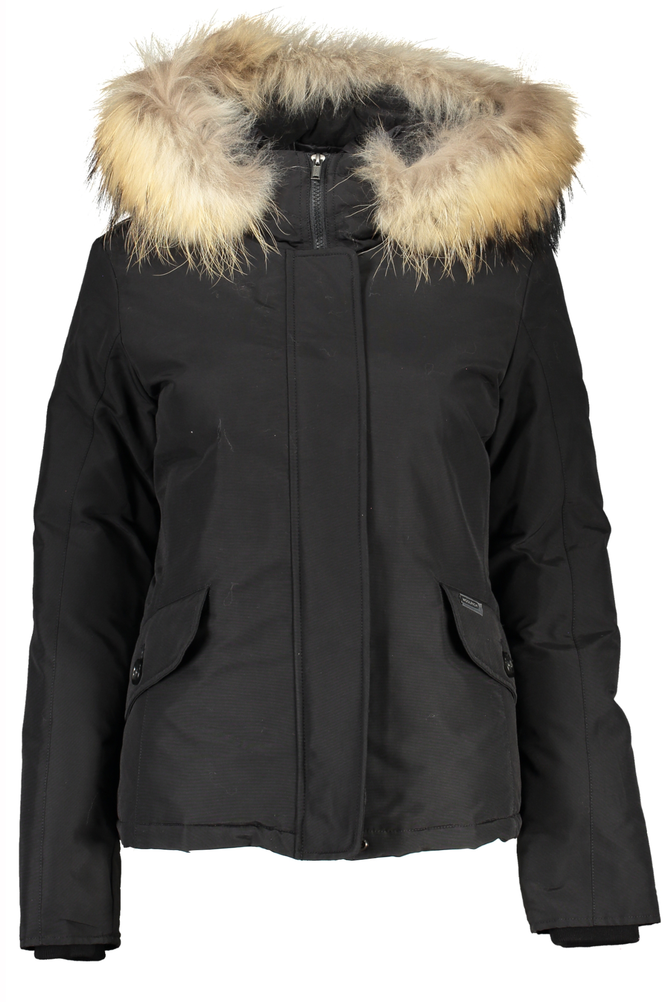 Dámská černá zimní bunda Woolrich