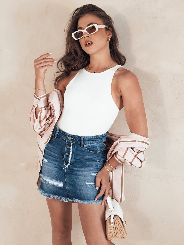 Dámská džínová mini sukně DStreet