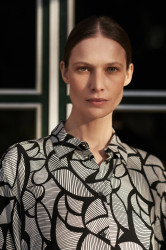 Dámská košile MOODO - černá/bíá