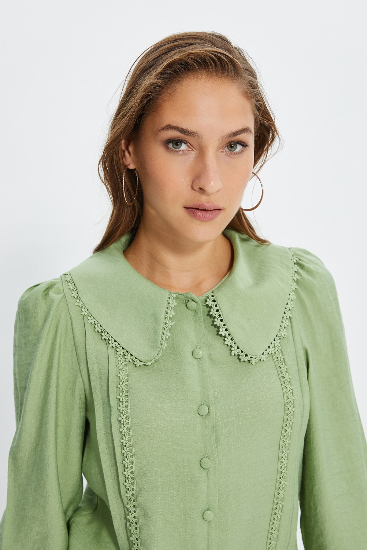 Dámská košile Trendyol Lace detailed