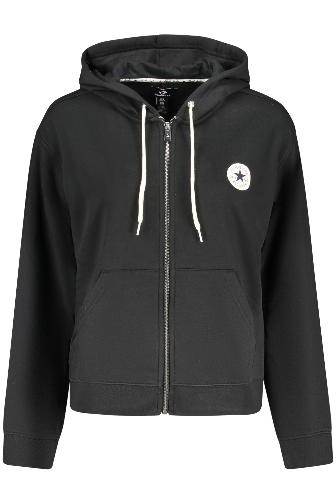 Dámská mikina Converse na zip černá