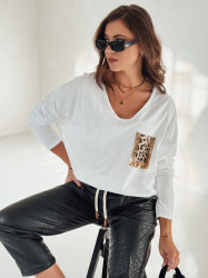 Dámská oversize halenka GLAMZONE s potiskem