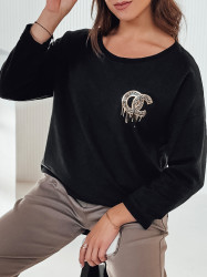 Dámská oversize halenka ICONIQ černá