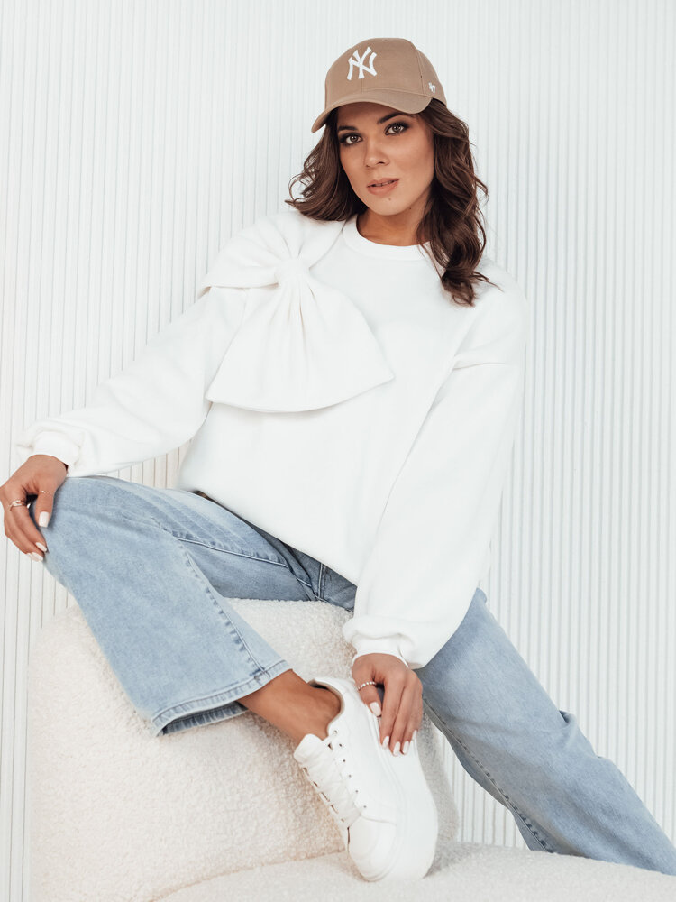 Dámská oversize mikina BOWLOOP Barva Ecru DSTREET