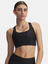 Dámská podprsenka Under Armour Crossback Mid Print-BLK - Dámské