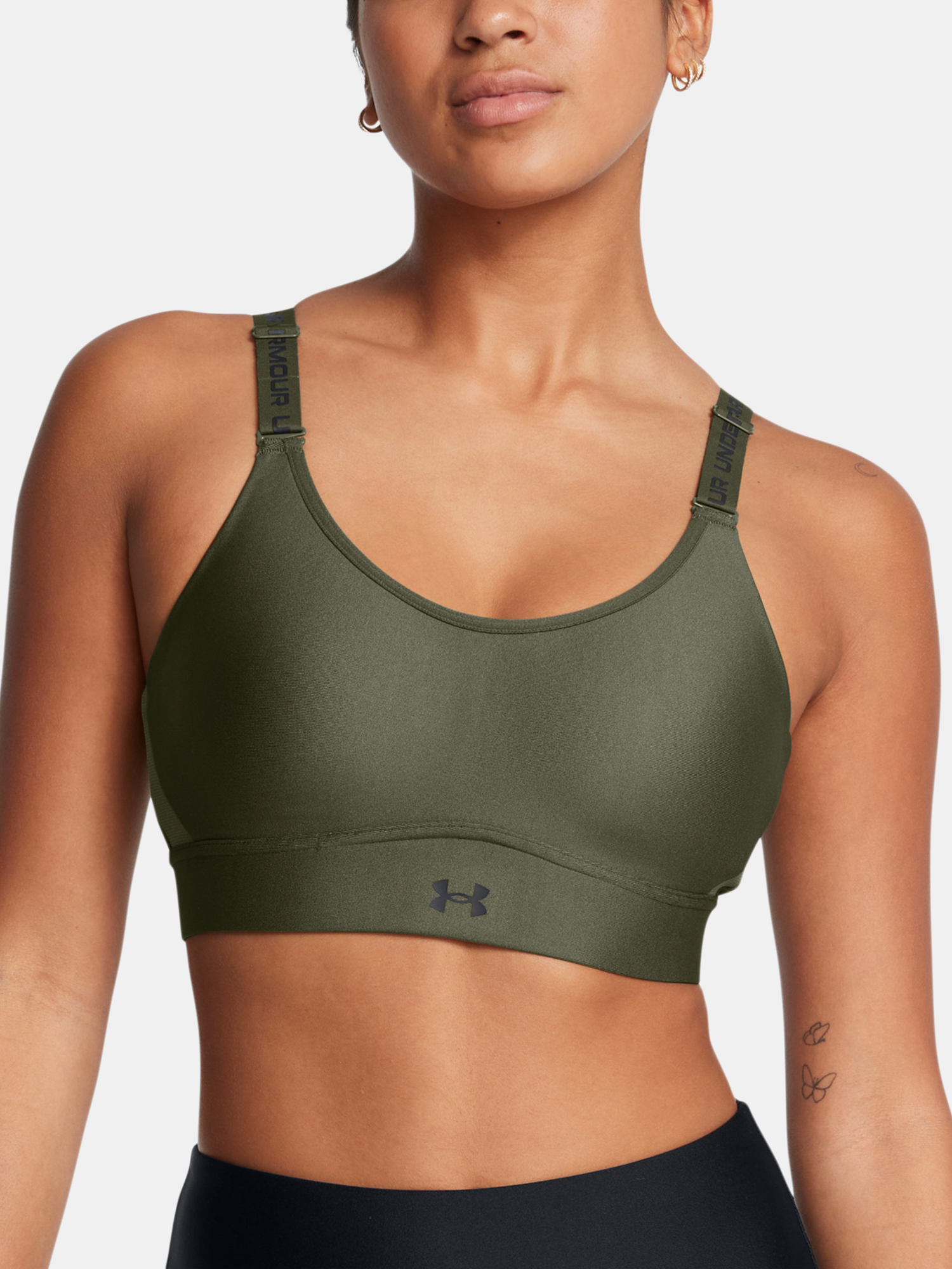 Dámská podprsenka Under Armour UA Infinity Mid 2.0 Bra-GRN - Dámské