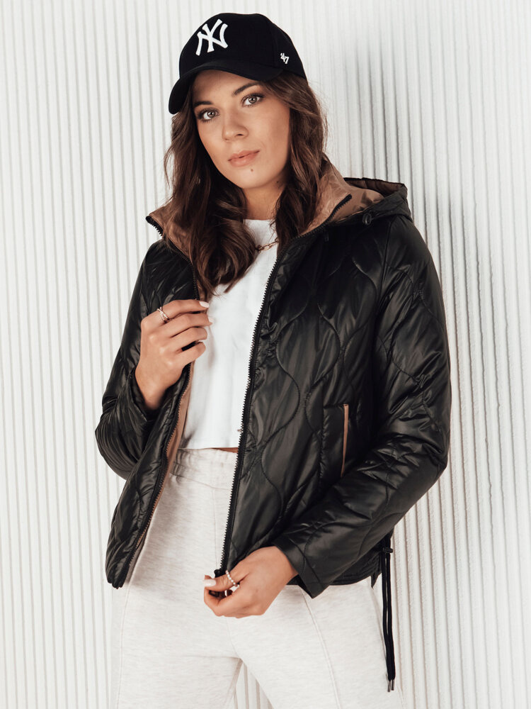 Dámská prošívaná bunda MAXWELL Barva černá DSTREET