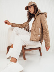 Dámská prošívaná bunda MAXWELL Barva zlatá DSTREET