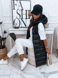 Dámská prošívaná vesta VISAN černá Dstreet