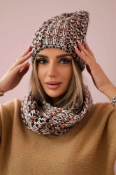 Dámská souprava s fleecem Merry K202 black+foxy