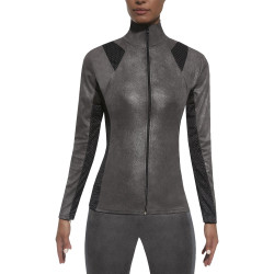 Dámská sportovní mikina BAS BLACK Flint Blouse grafit-šedá L