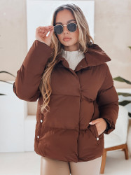 Dámská zimní bunda LARO hnědá