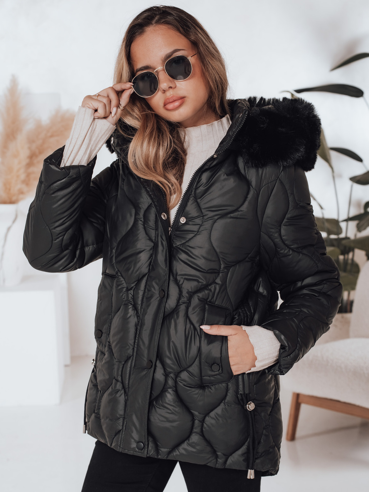 Dámská zimní bunda LUMORE s kapucí