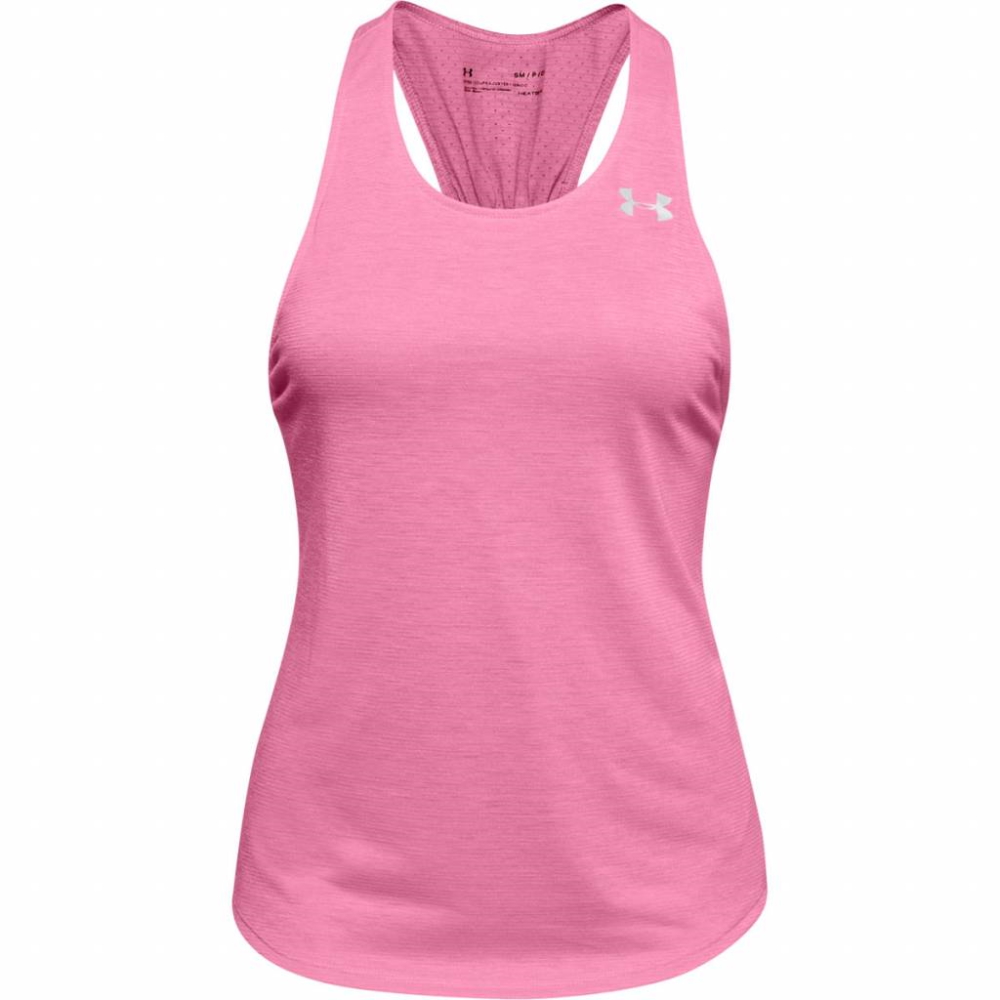 Dámské běžecké tílko Under Armour Streaker 2.0 Racer Tank Lipstick S
