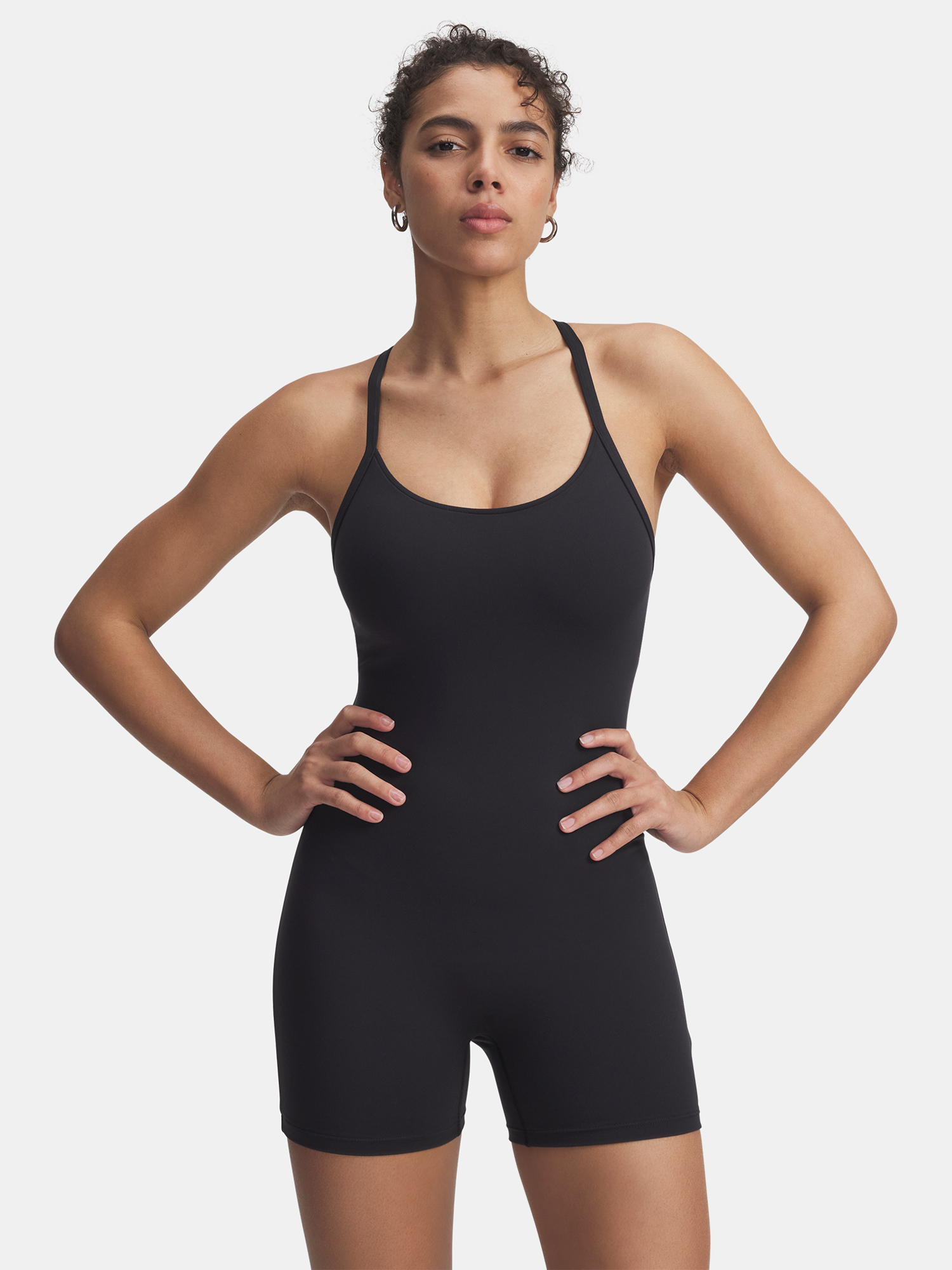 Dámské body Under Armour Motion Shorts Bodysuit-BLK - Dámské