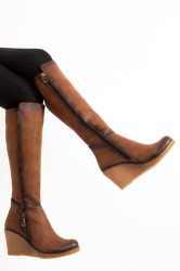 Dámské boty Fox Shoes v hnědé barvě