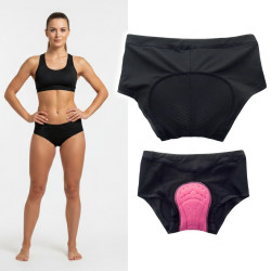 Dámské boxerky s gelovou vložkou inSPORTline Stradina černá XS