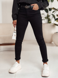 Dámské černé skinny džíny BLACKIN