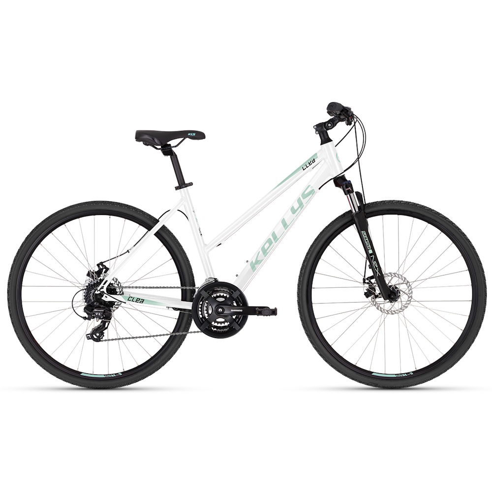 Dámské crossové kolo KELLYS CLEA 70 28" 10.0 S (17", 155-170 cm) Frost White