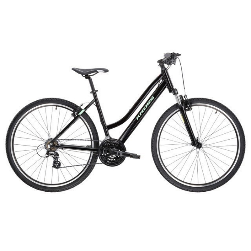 Dámské crossové kolo Kross Evado 2.0 28" Gen 004 S (15", 148-160 cm) černá/mint