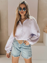 Dámské džínové šortky s pasem HOT SUMMER