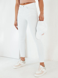 Dámské džíny skinny NAVILES Barva Bílý DSTREET