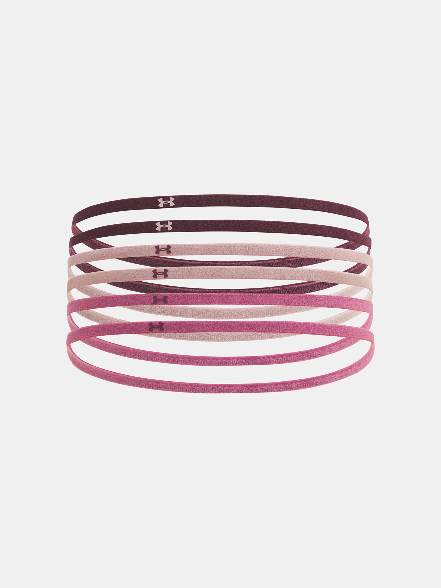 Dámské gumičky Under Armour W MINI ELASTIC 6PK-RED - Dámské