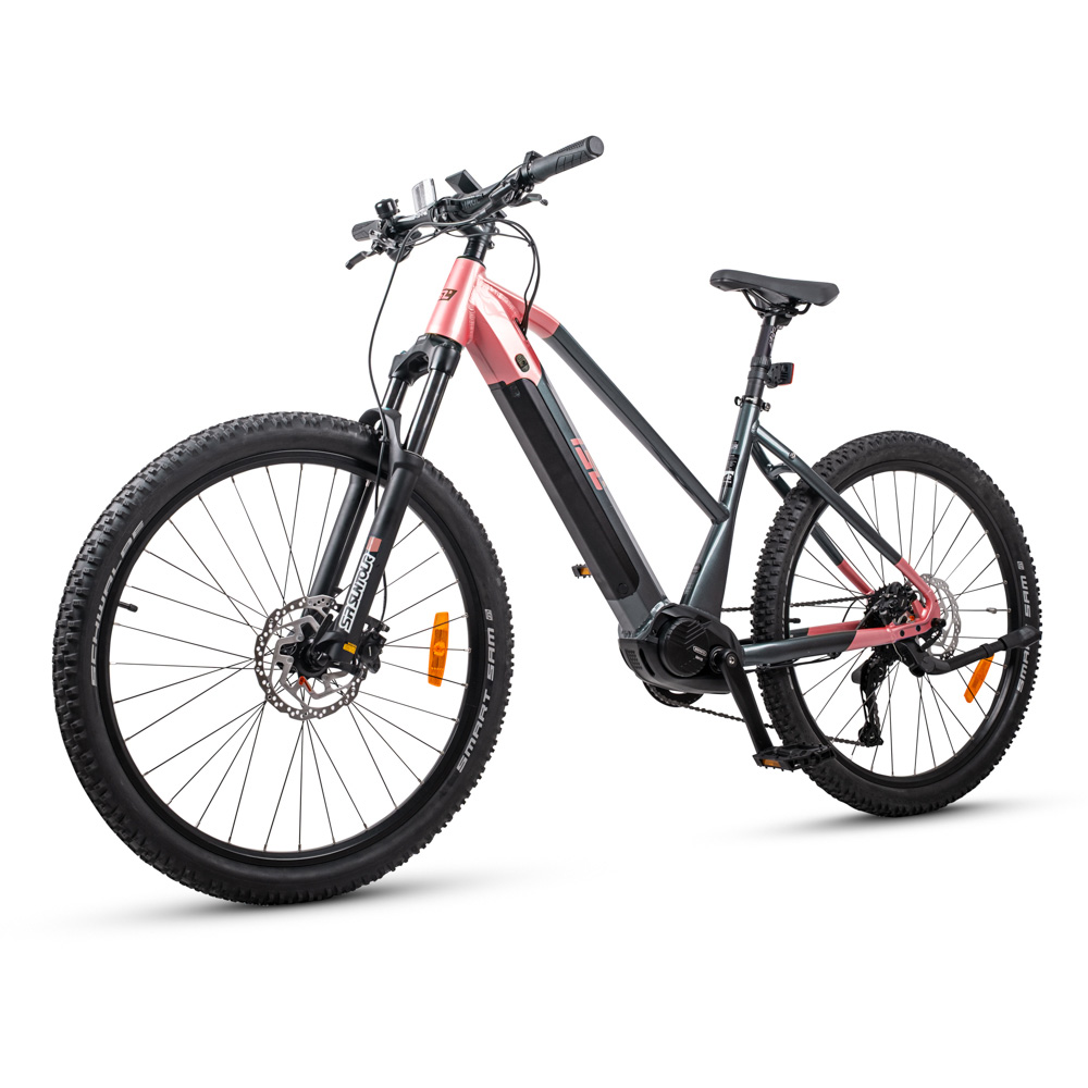 Dámské horské elektrokolo inSPORTline ISL Asuki 630 Wh 27,5" - model 2026 • dojezd až 150 km 16" (155-170 cm) Marine Rose