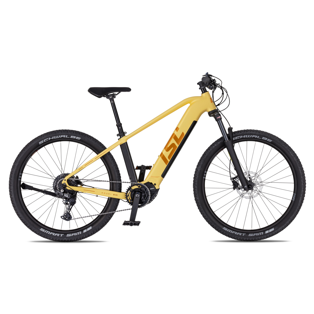 Dámské horské elektrokolo inSPORTline ISL Asuki EVO 835 Wh 27,5" - model 2026 • dojezd až 180 km M (15,5", 150-165 cm) Sunbeam Yellow