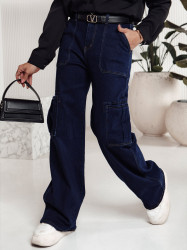 Dámské jeansové cargo kalhoty FITZONE