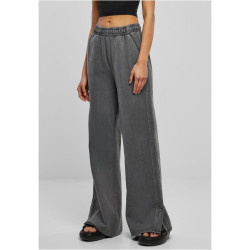 Dámské kalhoty Heavy Terry Garment Dye Slit Pants darkshadow