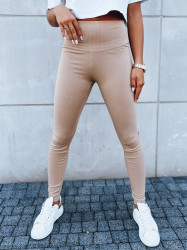 Dámské legíny LOOK ME Barva kamelová DSTREET