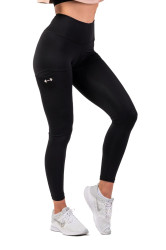 Dámské legíny Nebbia  Active High-Waist Smart Pocket Leggings 402 black XS