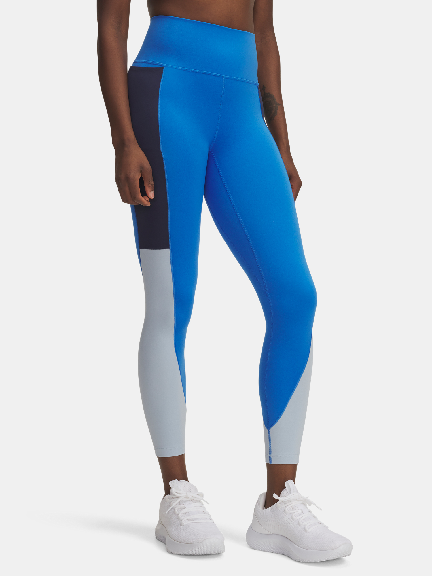 Dámské legíny Under Armour Meridian Colorblock Ankle Lg-BLU - Dámské