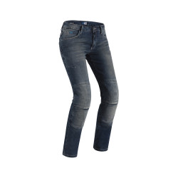 Dámské moto jeansy PMJ Florida MID CE - Výprodej modrá 34